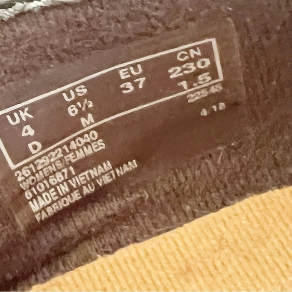 Clarks Collection Black Leather Mary Jane Heels Women’s Size 6.5 Witchy Demure - Picture 4 of 9